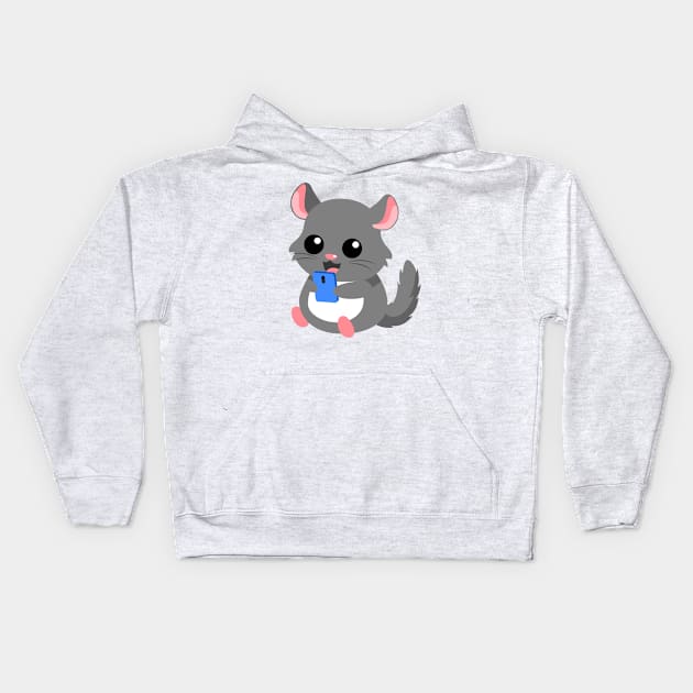 The Social Guinea Pig Kids Hoodie by Sugarpink Bubblegum Designs